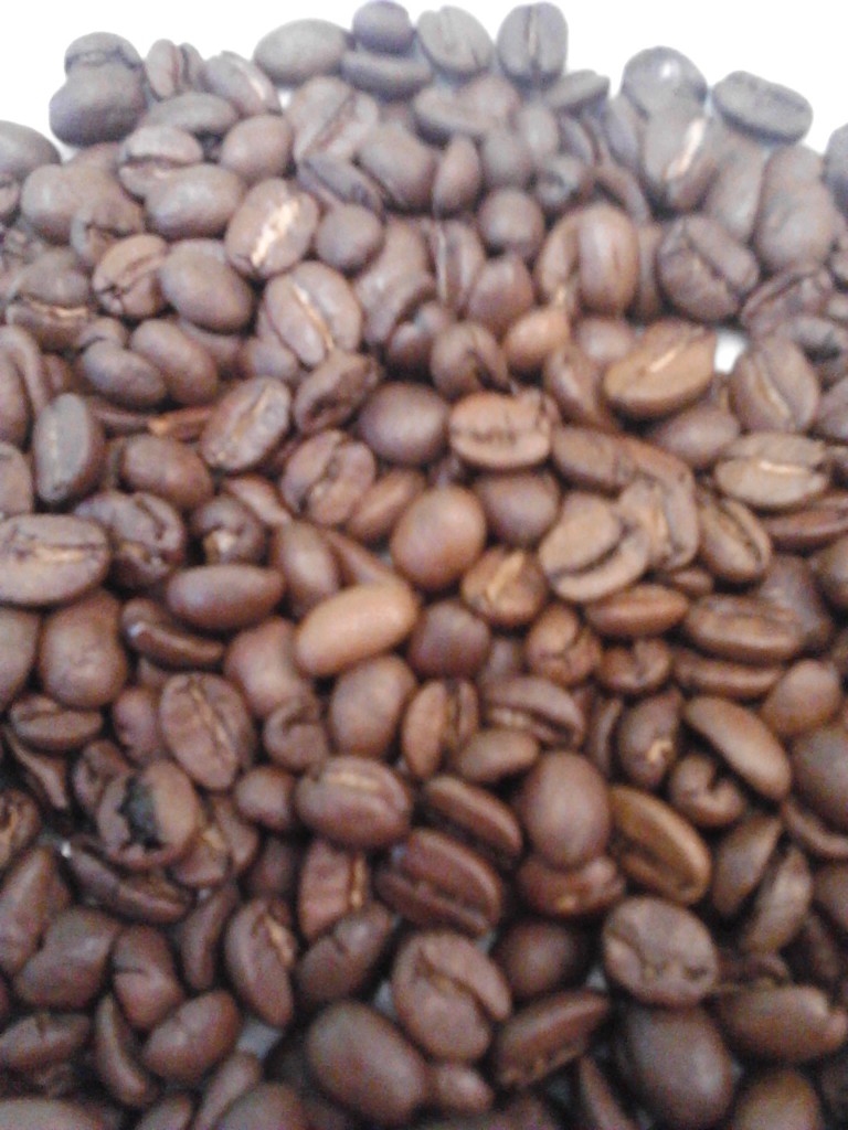 Arabica Kaffeebohnen geröstet