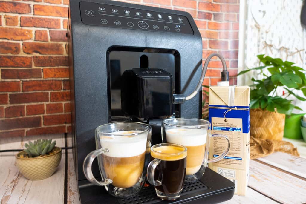 Krups Kaffeevollautomat Milch Aufschäumen In Der Tasse Krups Evidence ECOdesign EA897B Gerätereinigung Anleitung: So einfach