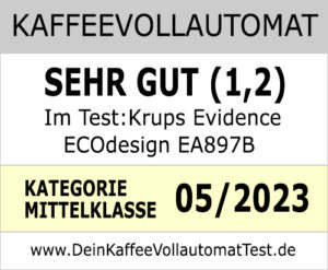 Testnote bei Deinkaffeevollautomattest.de