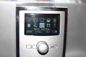 Display Kaffeeautomat